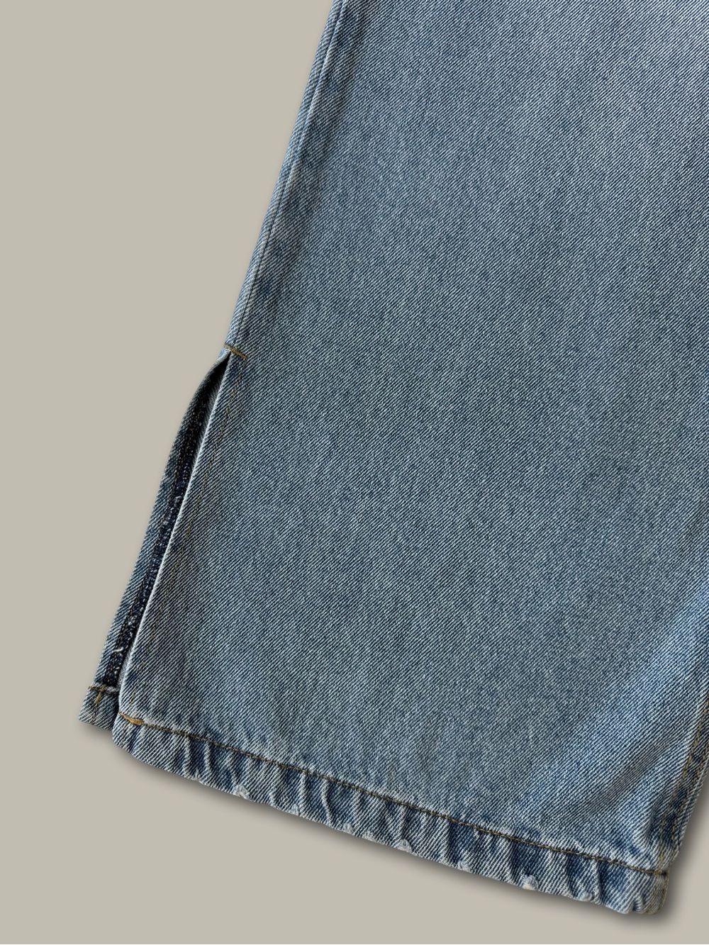 Sincerely Jules High Rise Wide Leg Jeans 9/29 Light Wash Raw Hem Slit Y2K Urban - Picture 4 of 9